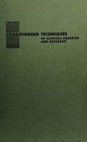 Cover of: Conditioning techniques in clinical practice and research