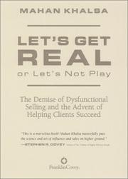 Cover of: Let's Get Real or Let's Not Play