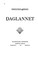 Cover of: Daglannet.
