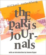 Cover of: The Paris journals: Spring, 1998