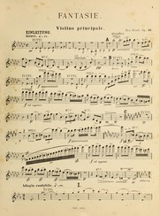 Cover of: Phantasie nach schottischen Volksmelodien, fu r Violine und Klavier, Op. 46