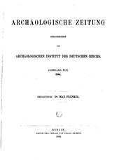 Cover of: ARCHAOLOGISCHE ZEITUNG