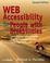 Cover of: Web Accessibility for People with Disabilities (R & D Developer Series) (R & D Developer Series)