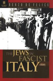 Cover of: The Jews in Fascist Italy: a history