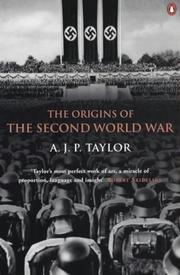 Cover of: The Origins of the Second World War (Penguin History) by A. J. P. Taylor