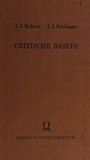 Cover of: Critische Briefe