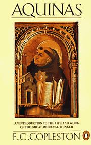 Cover of: Aquinas by F. C. Copleston