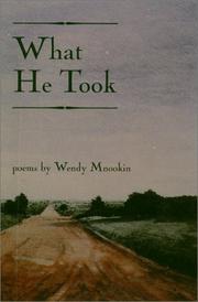 Cover of: What he took: poems