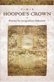 Cover of: The hoopoe's crown: poems