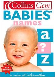 Cover of: Babies' Names (Collins Gems) by Julia Cresswell