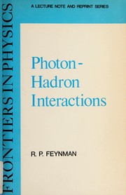 Cover of: Photon-hadron interactions