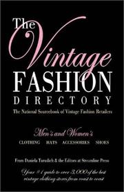 Cover of: The Vintage Fashion Directory by Daniela Turudich