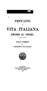Cover of: Vent' anni di vita italiana attraverso all' "Annuario." by Ernesto Nathan