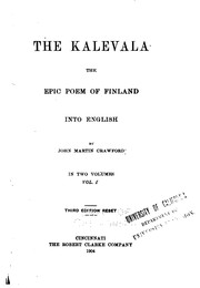 Cover of: The Kalevala