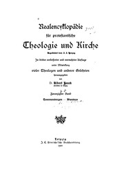 Cover of: Realencyklopädie für protestantische Theologie und Kirche by Albert Hauck, Johann Jakob Herzog, Hermann Caselmann