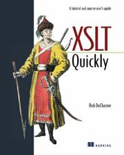 Cover of: XSLT Quickly by Bob DuCharme