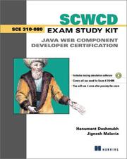 Cover of: SCWCD Exam Study Kit: Java Web Component Developer Certification