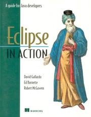 Cover of: Eclipse in action: a guide for Java developers