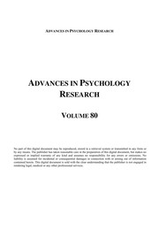 Cover of: Advances in psychology research by Alexandra Columbus