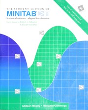 Cover of: Minitab: release 8 : statistical software...adapted for education