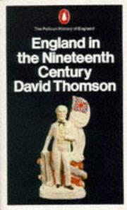 Cover of: England in the 19th Century, 1815-1914: Volume 8 (Hist of England, Penguin)