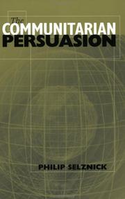 Cover of: The Communitarian Persuasion (Woodrow Wilson Center Press)