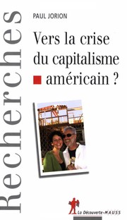 Cover of: Vers la crise du capitalisme américain