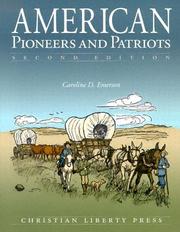 Cover of: American Pioneers and Patriots