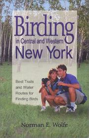 Cover of: Birding in Central & Western New York  | Norman E. Wolfe