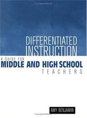 Cover of: Differentiated Instruction by Amy Benjamin