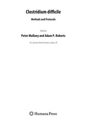 Cover of: Clostridium difficile: methods and protocols