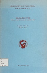 Cover of: Bibliography of the Naval Arctic Research Laboratory