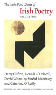 Cover of: Wake Forest Series Of Irish Poetry (Wake Forest Series of Irish Poetry)