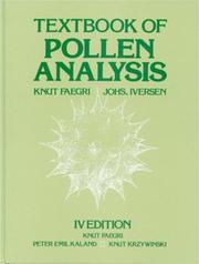 Cover of: Textbook of Pollen Analysis by Knut, Faegri, Peter, Emil Kaland, Knut, Krzywinski