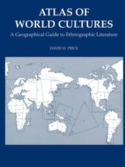 Cover of: Atlas of World Cultures by David, H. Price
