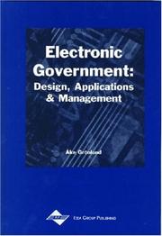 Electronic government by Åke Grönlund