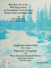 Motorboat use on the Wild Rogue River by Paul E. Donheffner