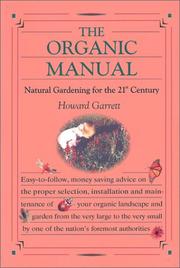 Cover of: The Organic Manual by Howard Garrett