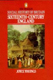 Cover of: Sixteenth Century England (Penguin History) by Joyce Youings
