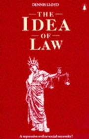 Cover of: Idea of Law (Penguin Law)