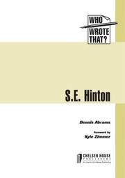 Cover of: S.E. Hinton by Dennis Abrams