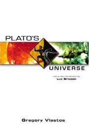 Cover of: Plato's universe by Gregory Vlastos
