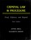 Cover of: Criminal Law & Procedure