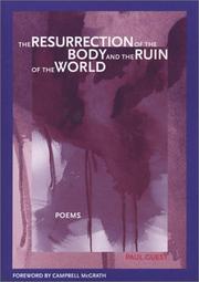 Cover of: The resurrection of the body and the ruin of the world