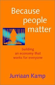Cover of: Because People Matter
