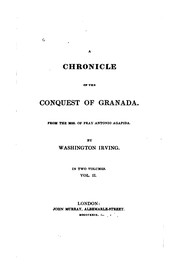 Cover of: A chronicle of the conquest of Granada.