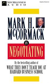 Cover of: On Negotiating by 