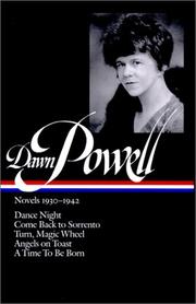 Cover of: Novels, 1930-1942 by Dawn Powell