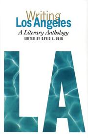 Cover of: Writing Los Angeles: a literary anthology