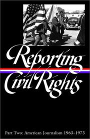 Cover of: Reporting Civil Rights, Part Two by Various